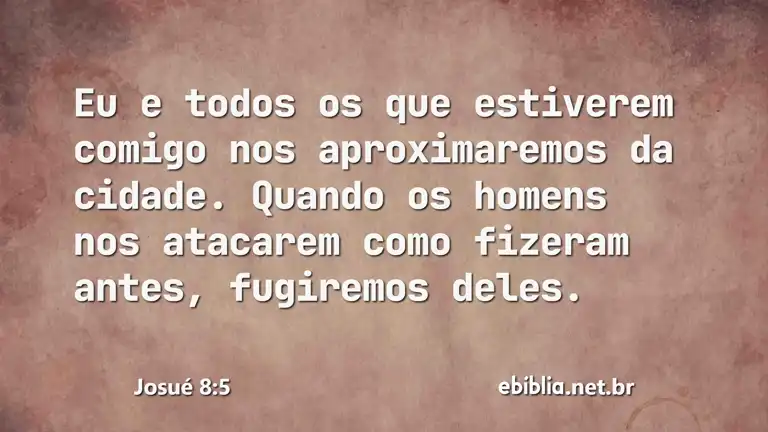 Josué 8:5