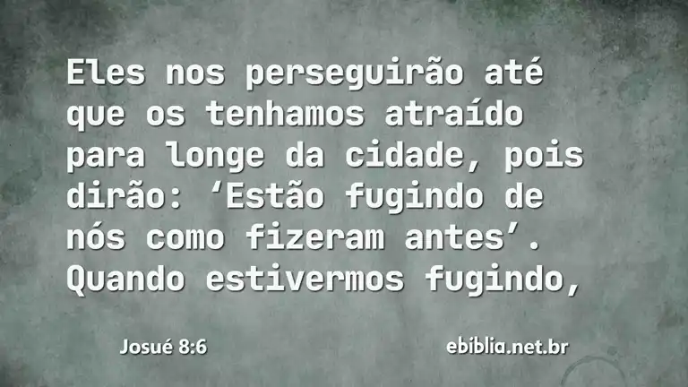 Josué 8:6