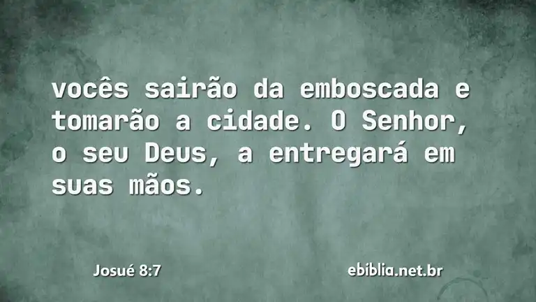 Josué 8:7