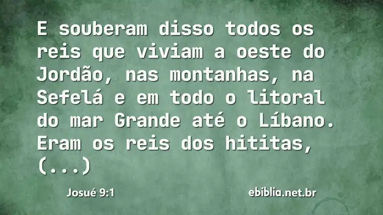 Josué 9:1