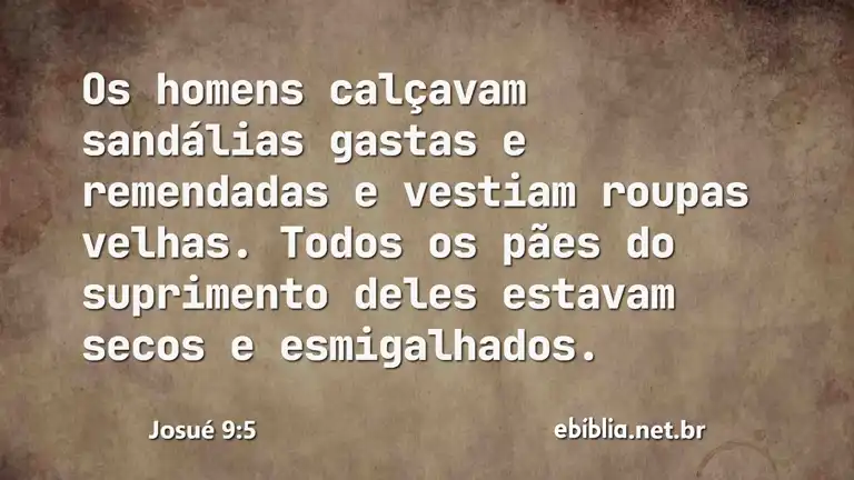 Josué 9:5