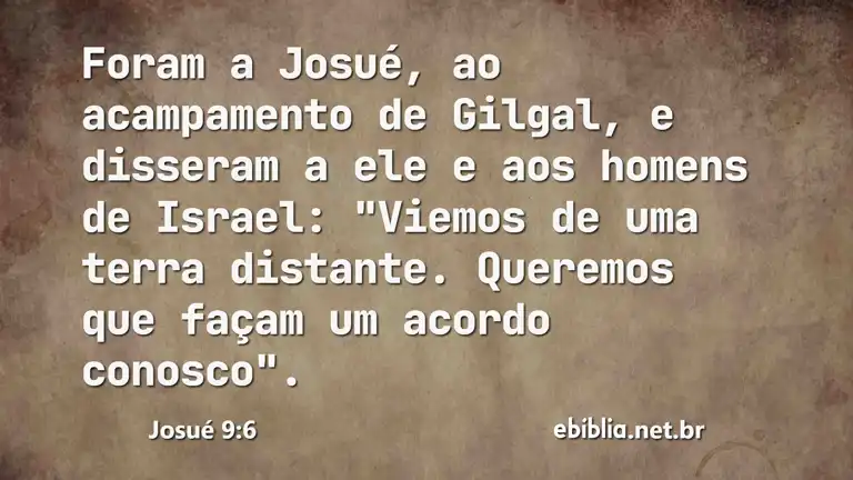 Josué 9:6