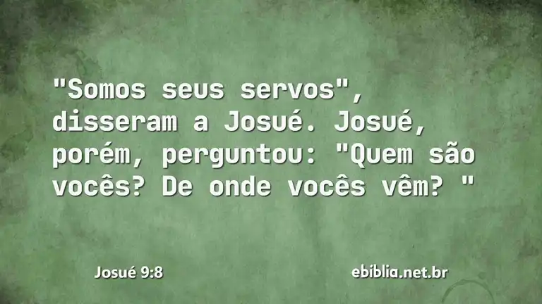 Josué 9:8