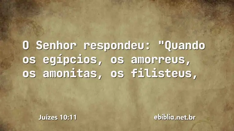 Juízes 10:11