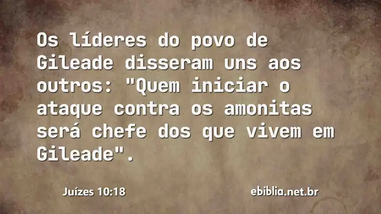 Juízes 10:18