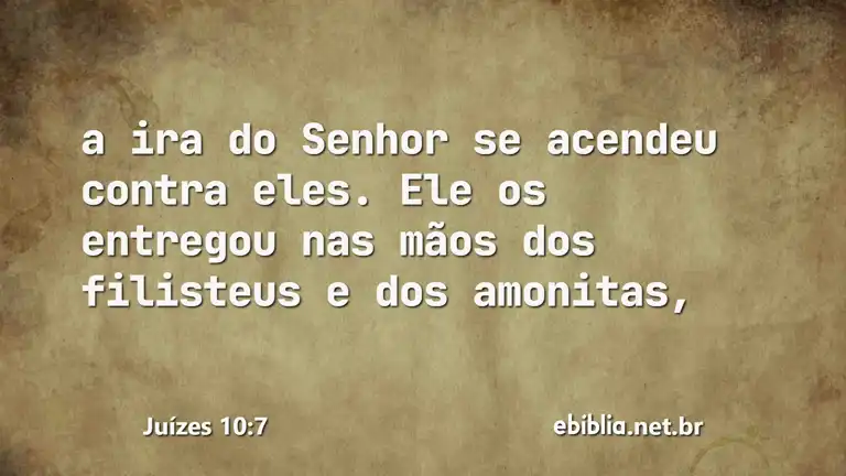 Juízes 10:7