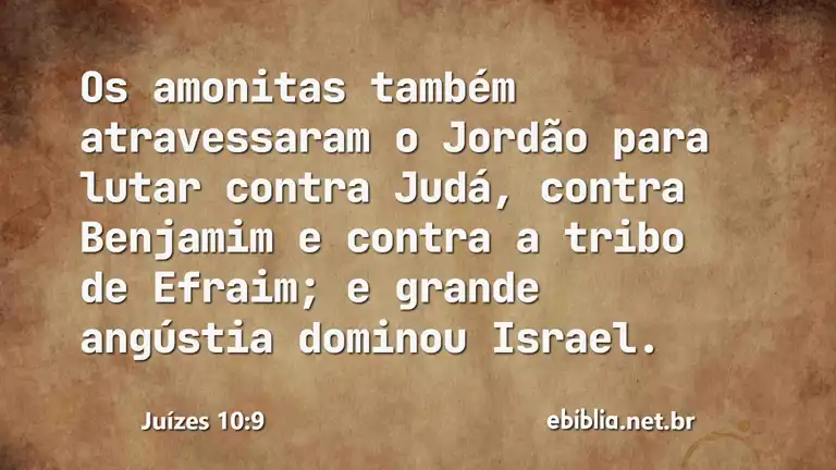 Juízes 10:9