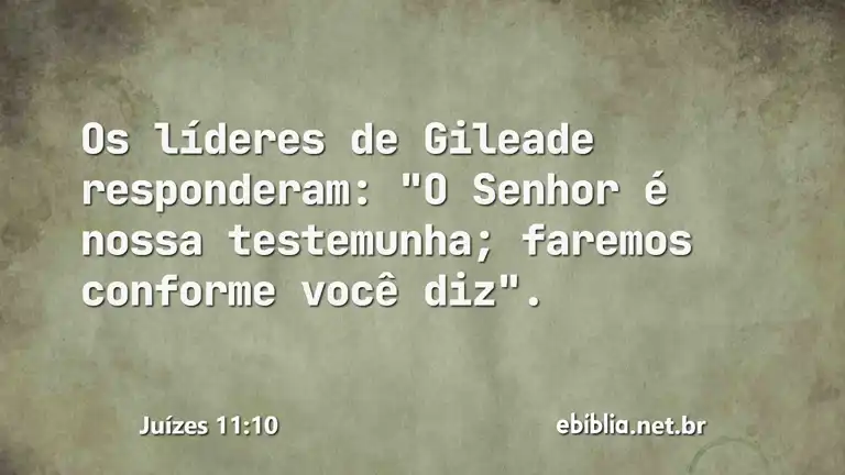 Juízes 11:10