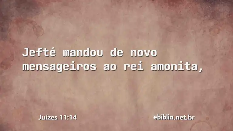 Juízes 11:14