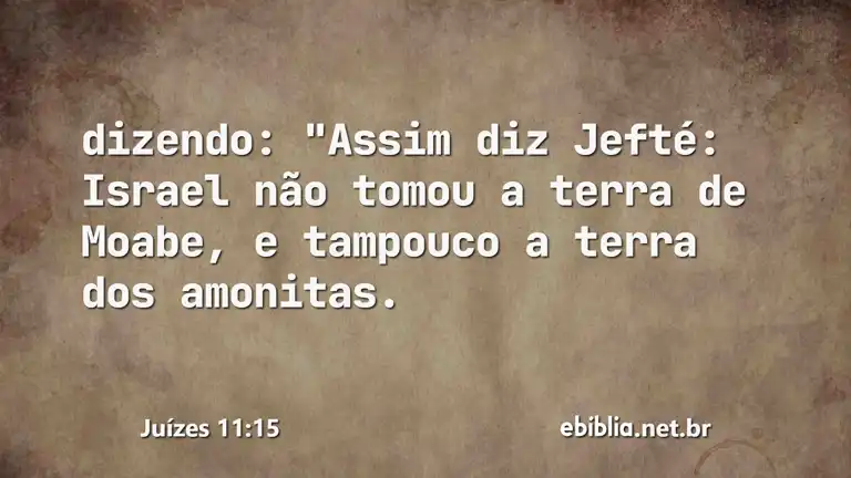 Juízes 11:15