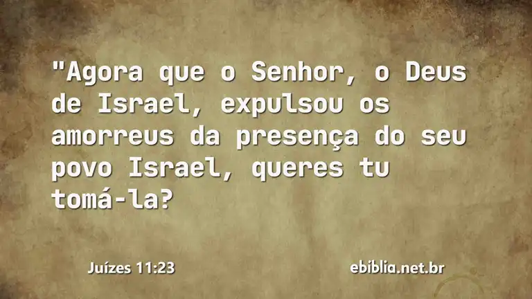 Juízes 11:23