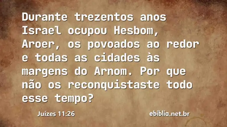 Juízes 11:26