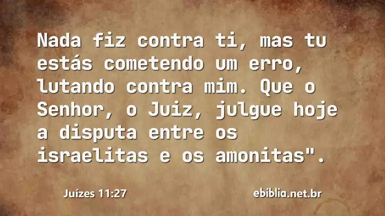 Juízes 11:27