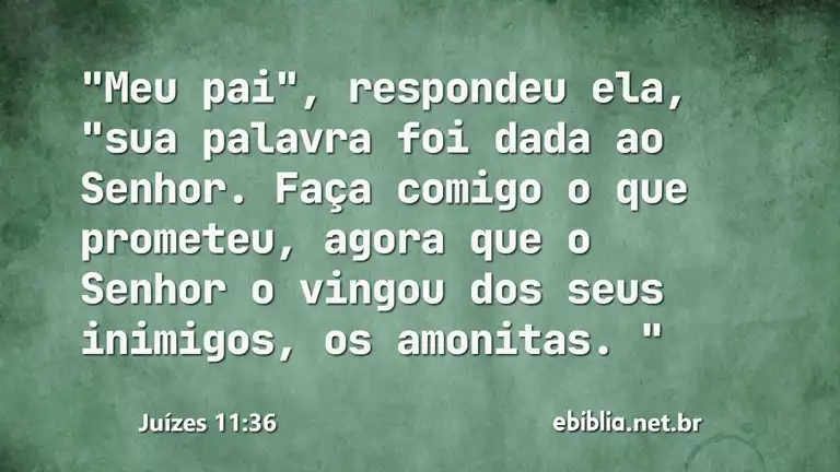 Juízes 11:36