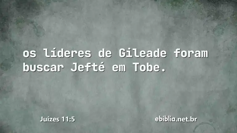 Juízes 11:5