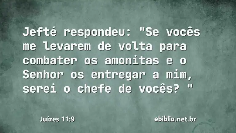 Juízes 11:9