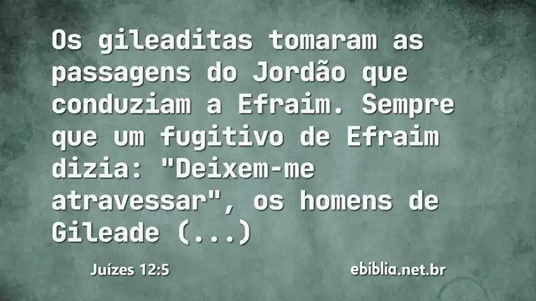 Juízes 12:5