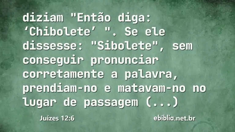 Juízes 12:6