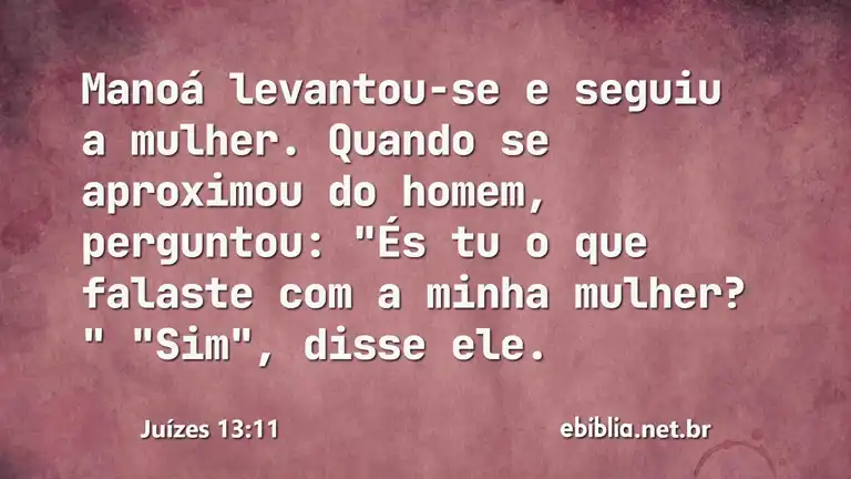 Juízes 13:11