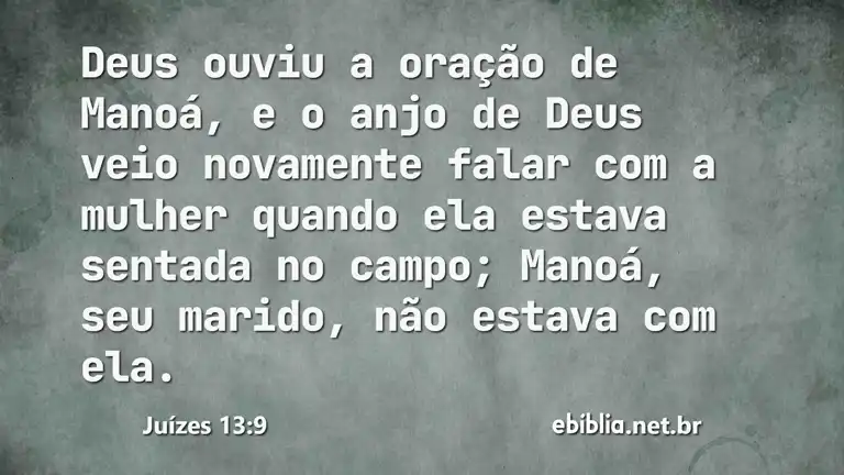 Juízes 13:9