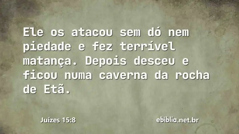 Juízes 15:8