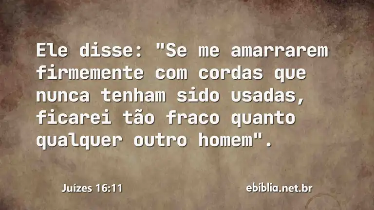 Juízes 16:11