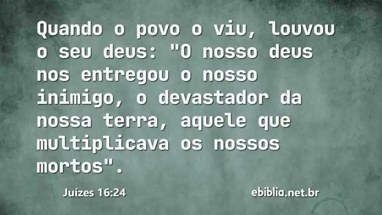 Juízes 16:24