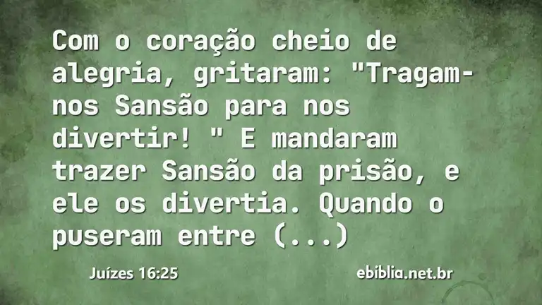 Juízes 16:25