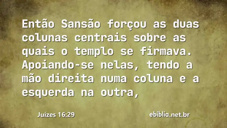 Juízes 16:29