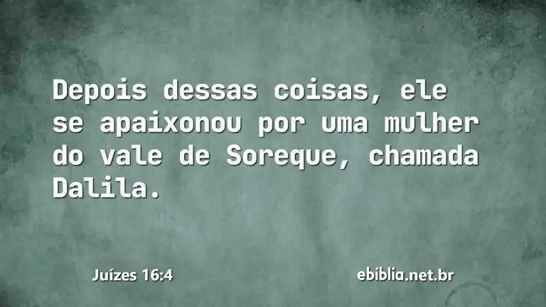 Juízes 16:4