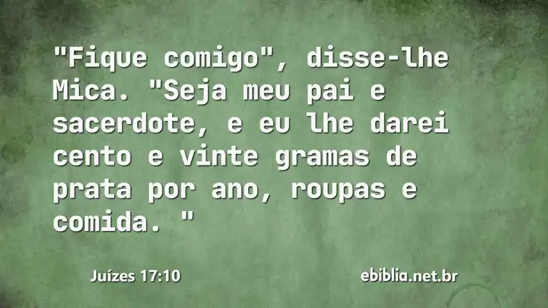 Juízes 17:10