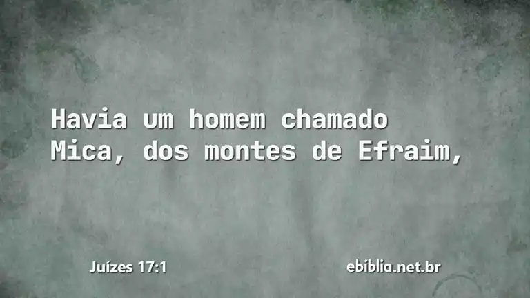 Juízes 17:1