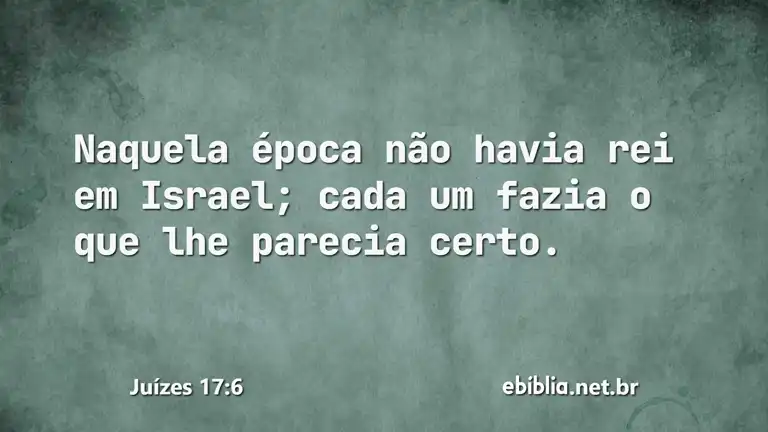 Juízes 17:6