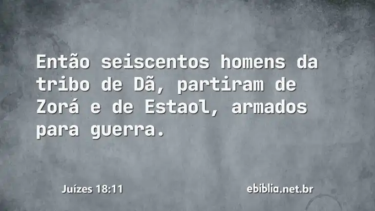 Juízes 18:11