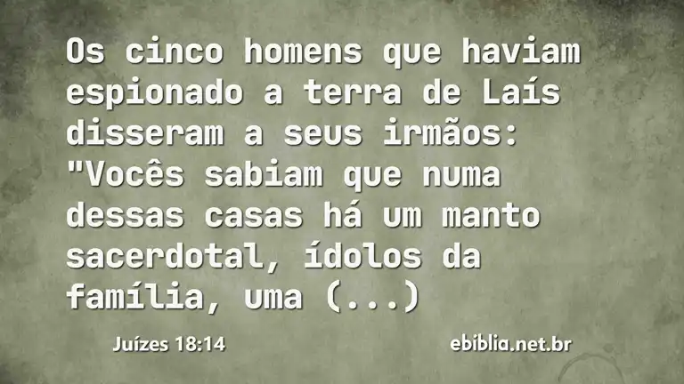 Juízes 18:14