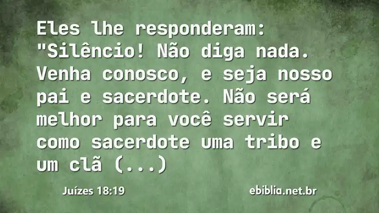 Juízes 18:19