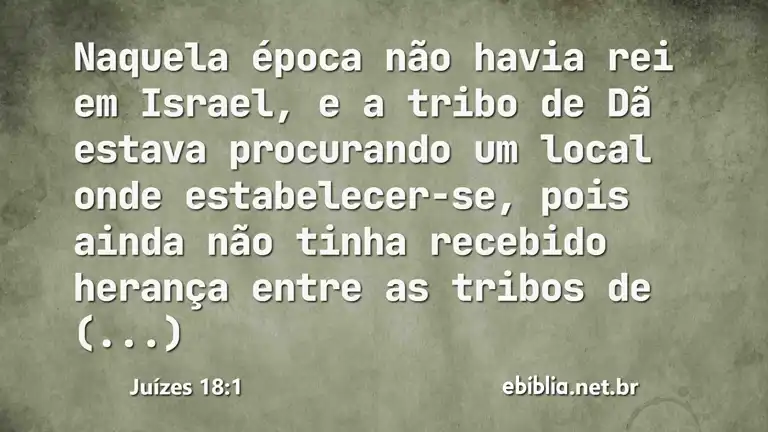 Juízes 18:1