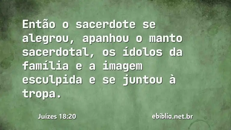 Juízes 18:20