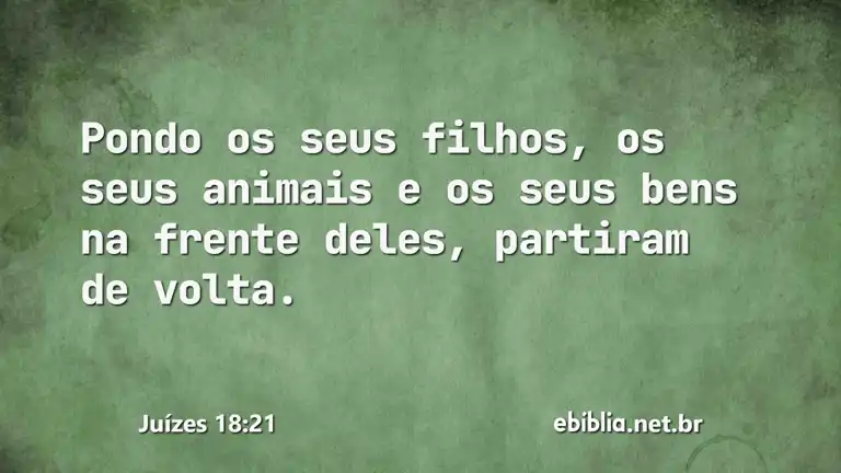 Juízes 18:21