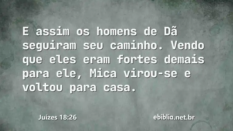 Juízes 18:26