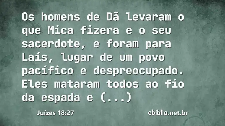 Juízes 18:27