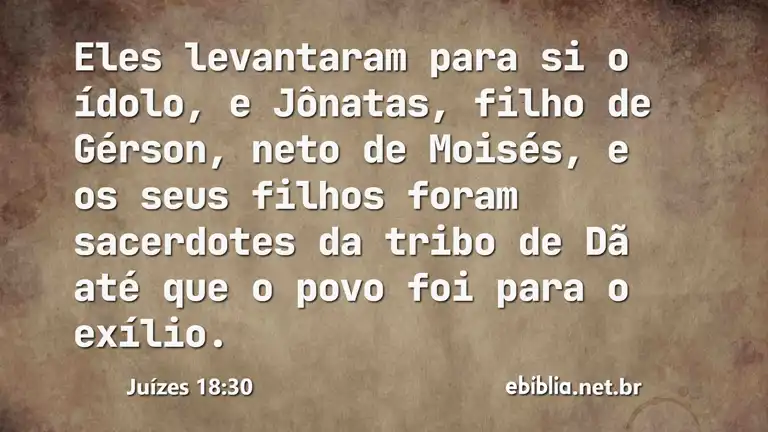 Juízes 18:30