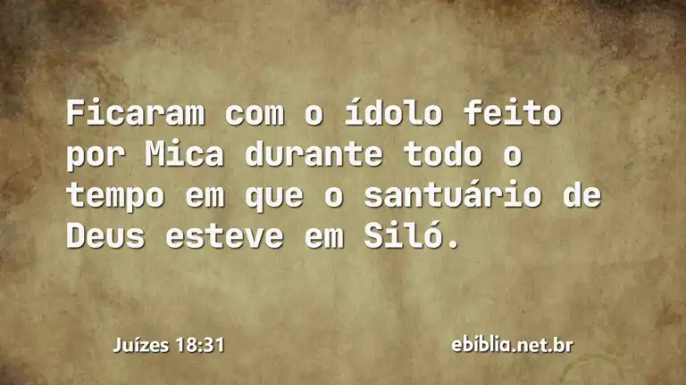 Juízes 18:31