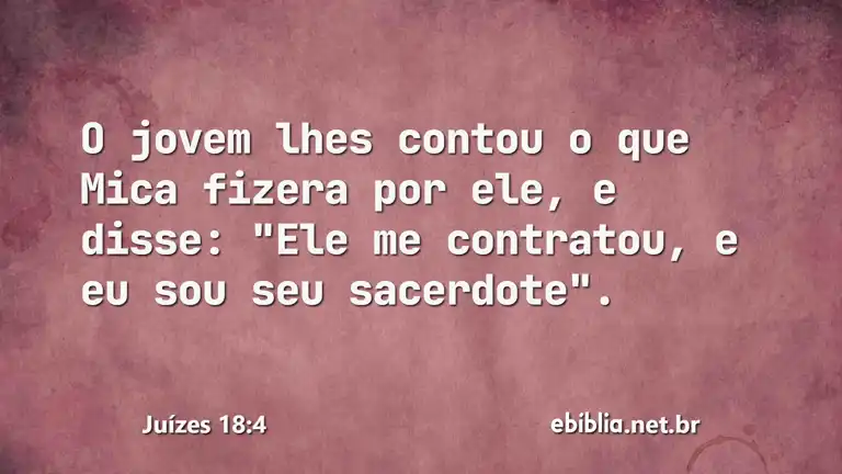 Juízes 18:4