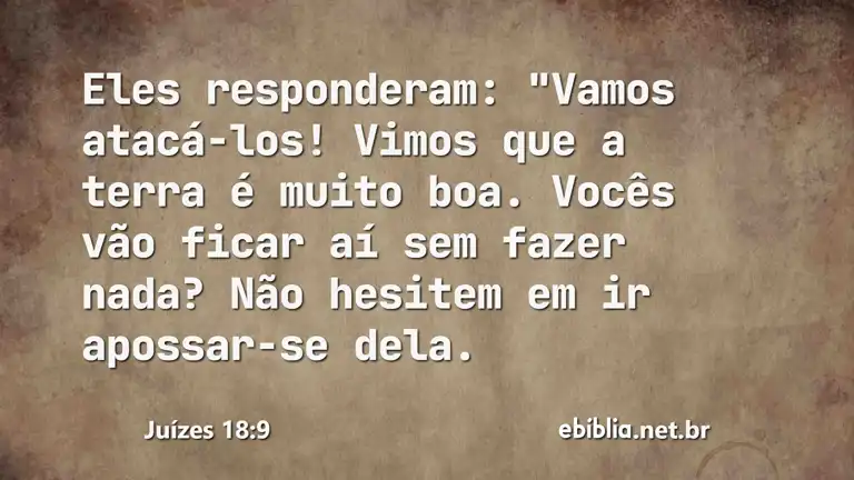 Juízes 18:9