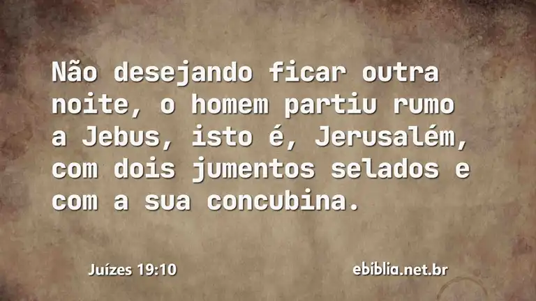 Juízes 19:10