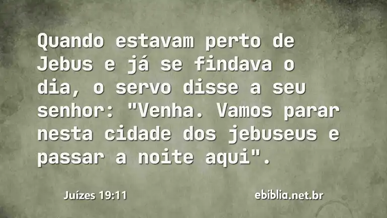 Juízes 19:11