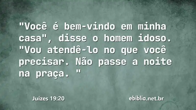 Juízes 19:20