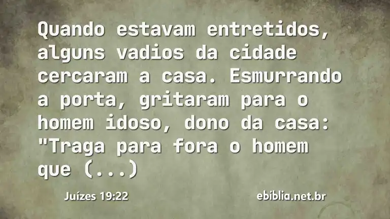 Juízes 19:22