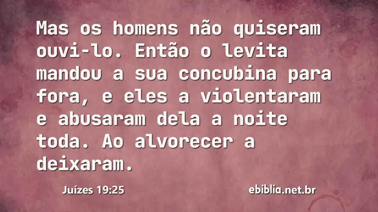 Juízes 19:25